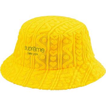 Supreme Terry Pattern Crusher καπελα κίτρινα | GR452BC