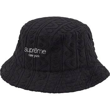 Supreme Terry Pattern Crusher καπελα μαυρα | GR450CE